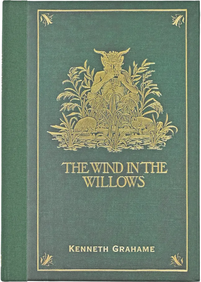 Peter Pauper Press Wind in the Willows gavebok innbundet gullsnitt