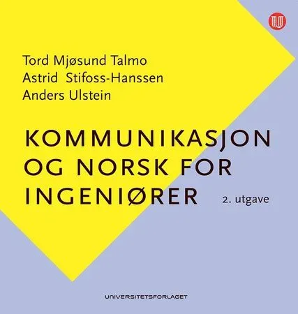 Bokia Kommunikasjon og norsk for ingeniører heftet slitt