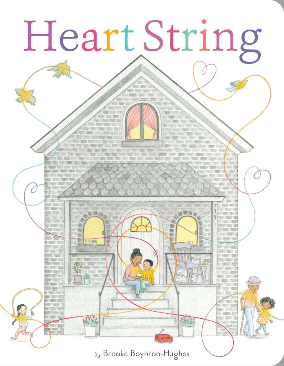 Chronicle Books Heart String pappbok preget snor