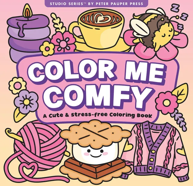 Peter Pauper Press Color Me Comfy fargeleggingsbok voksne kos