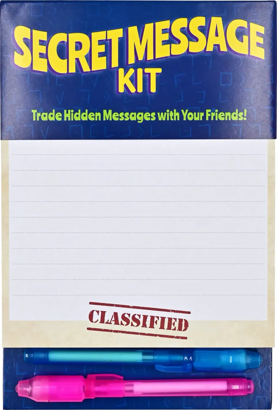 Peter Pauper Press Secret Message Kit spionsett usynlig blekk