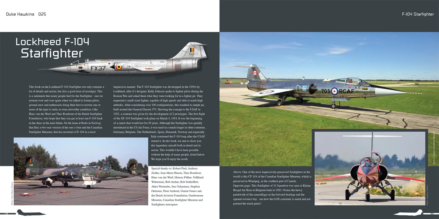 Duke Hawkins F-104 Starfighter bok Mach 2 jagerfly