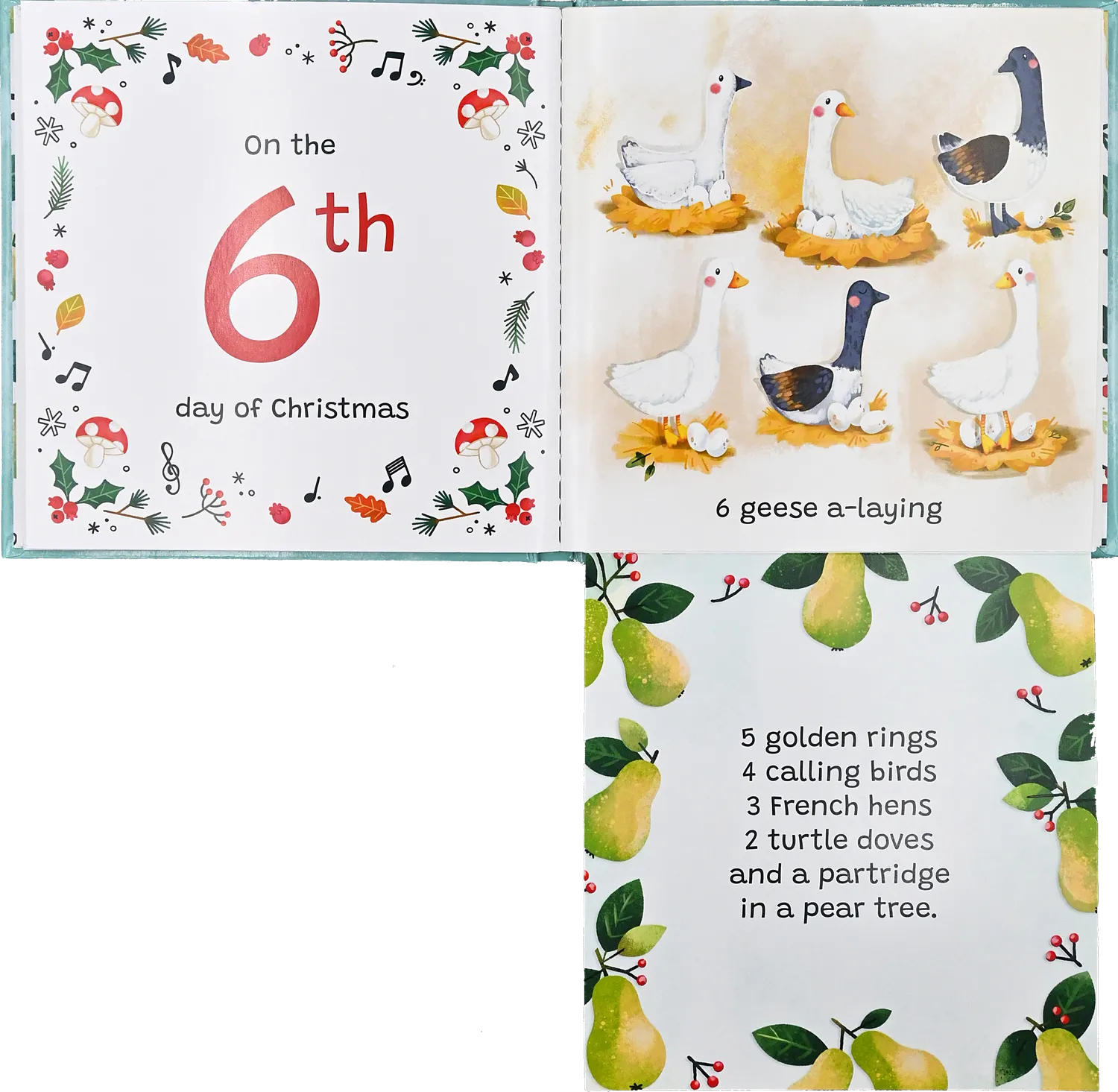 Peter Pauper Press Twelve Days of Christmas klaffebok julebok barn