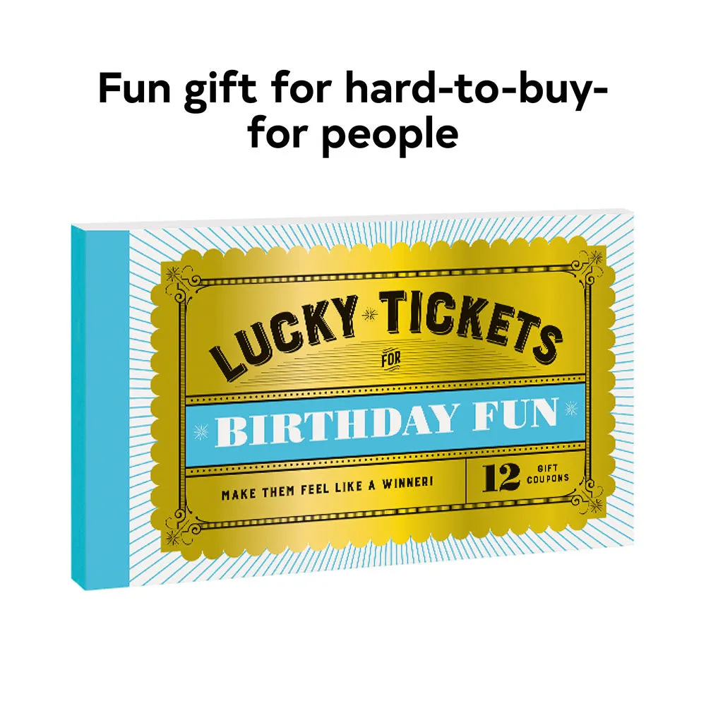 Chronicle Books Lucky Tickets Birthday Fun gavekort 12 stk