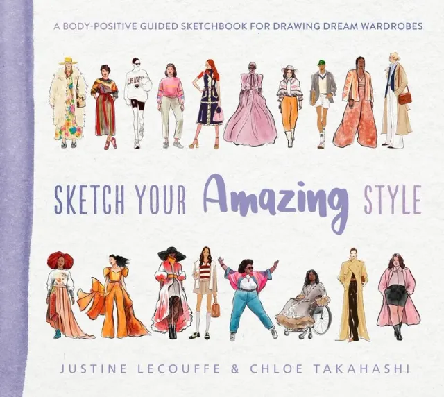 Abrams and Chronicle Sketch Your Amazing Style skissebok heftet mote