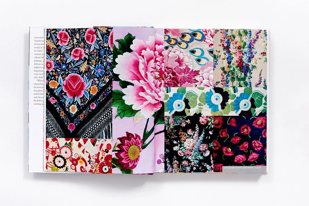 Abrams Kaffe Fassett Bold Blooms innbundet quiltbok
