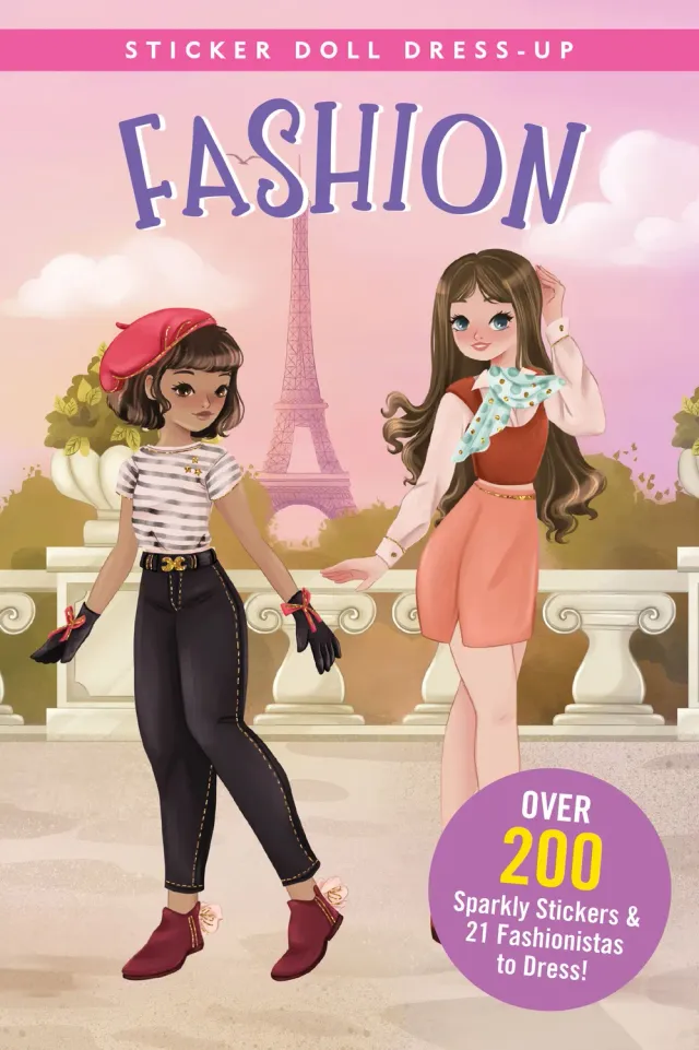 Peter Pauper Press Fashion Sticker Doll klistremerkebok