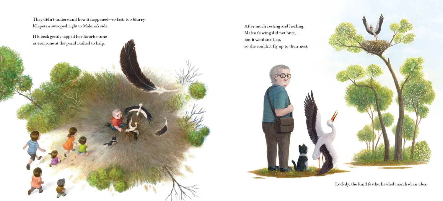 Abrams Feathers Together bildebok innbundet 4–8 år