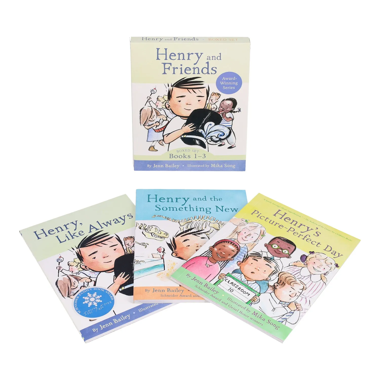 Chronicle Books Henry and Friends bokserie pocket 3 stk 6-9