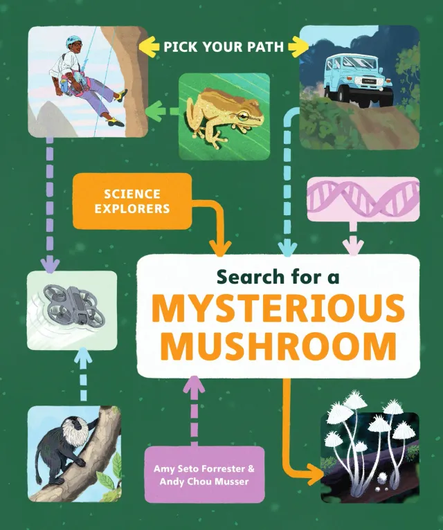 Abrams and Chronicle Mysterious Mushroom innbundet barnebok