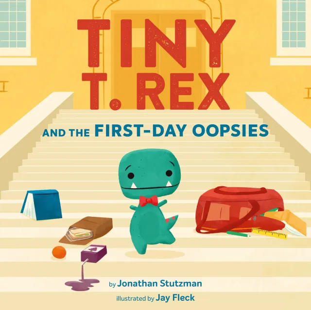 Tiny T. Rex First-Day Oopsies barnebok innbundet skolestart