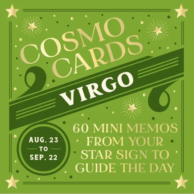 Cosmo Cards Virgo 60 minikort stjernetegn affirmasjoner gave