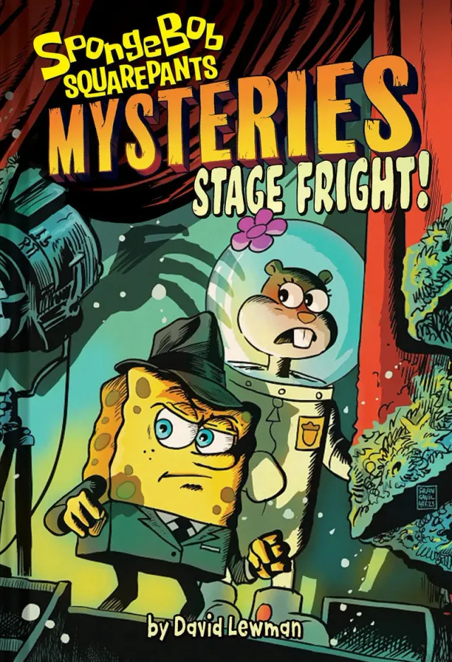 SpongeBob Stage Fright Mysteries 3 barnebok innbundet mysterium