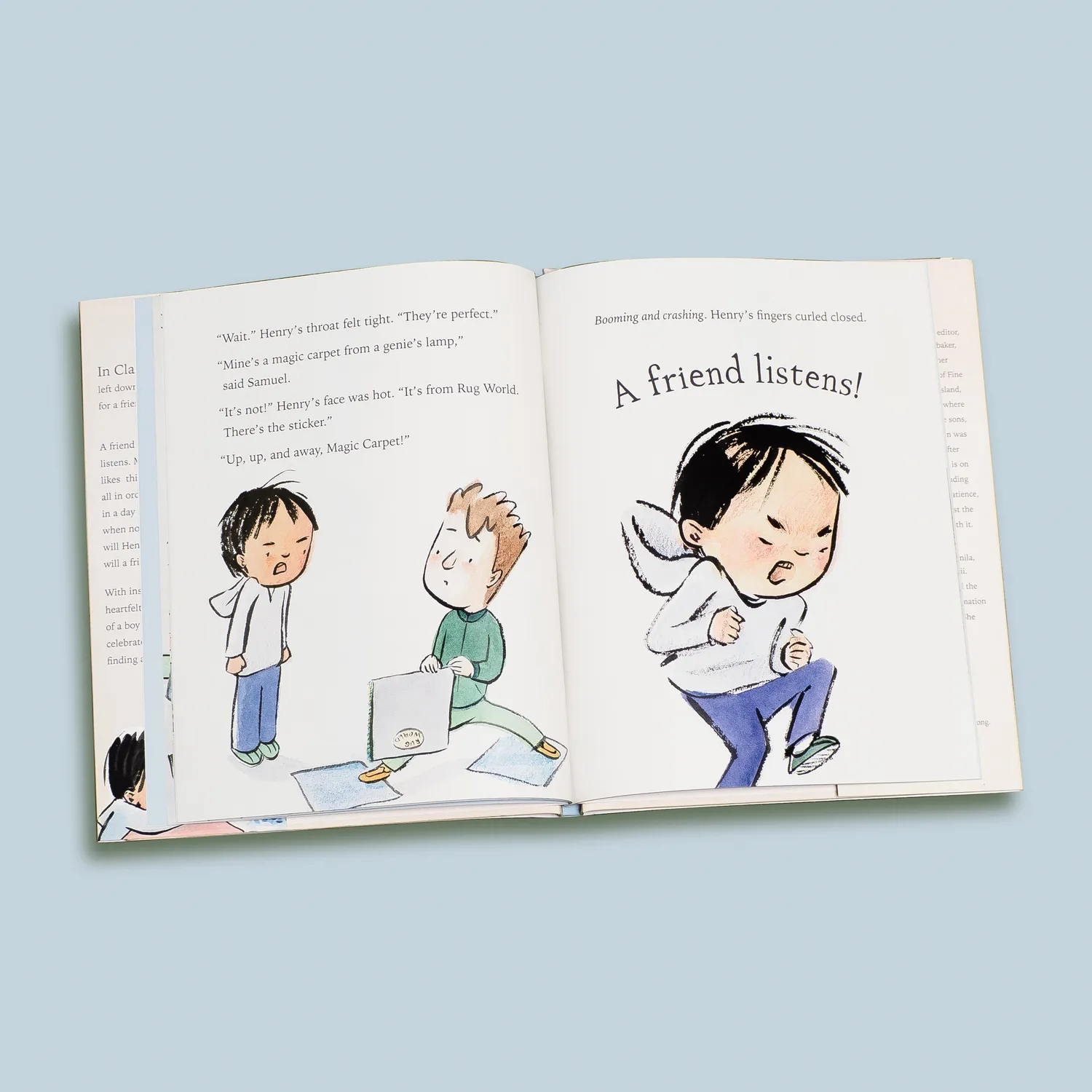 Abrams A Friend for Henry innbundet bildebok autisme