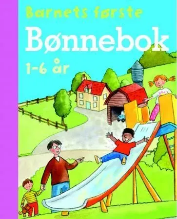 Bokia Barnets første bønnebok bok pent brukt gave