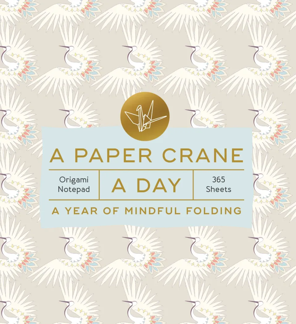 Chronicle Books A Paper Crane a Day origamiblokk 365 ark mindfulness