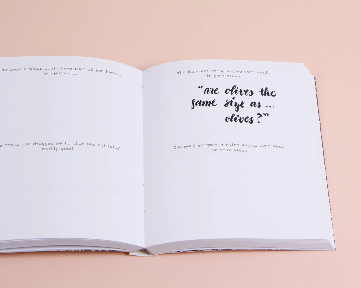 642 Things About You That I Love notatbok mini gave