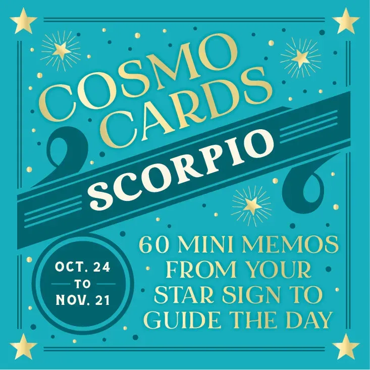 Cosmo Cards Scorpio stjernetegn kortstokk 60 kort