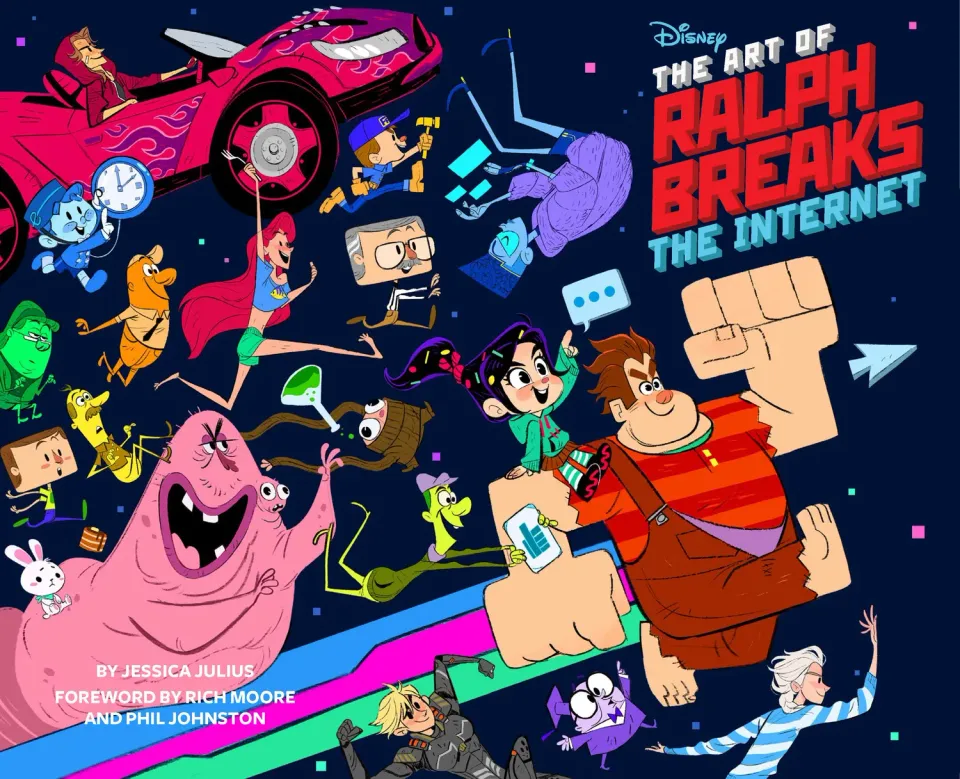 Disney The Art of Ralph Breaks the Internet bok innbundet kunstbok