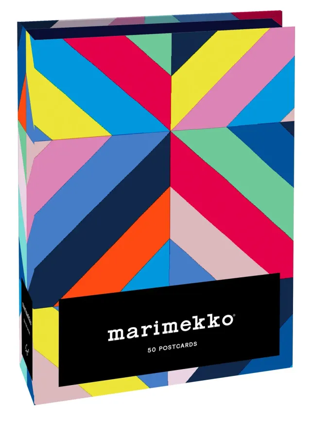 Marimekko 50 Postcards postkortsett 50 mønstre gave