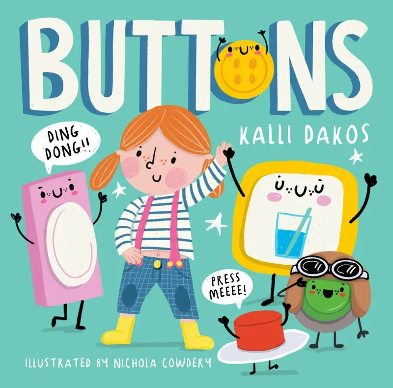 Abrams Buttons pappbok knapper småbarn