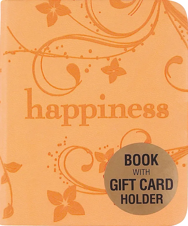 Peter Pauper Press Happiness minibok sitatbok gavekortlomme