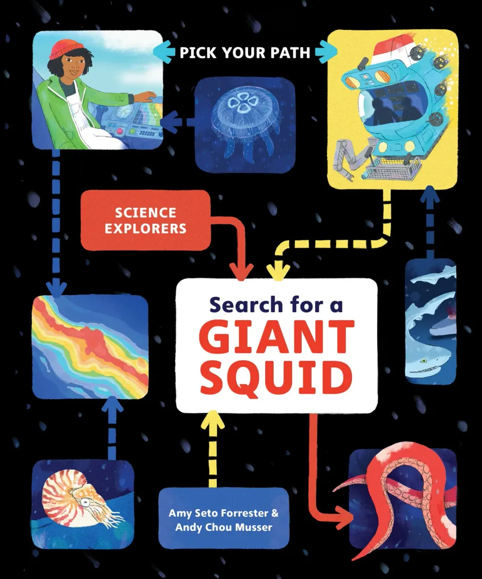 Abrams & Chronicle Books Search for a Giant Squid pocketbok velg sti