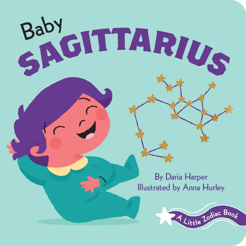 Abrams & Chronicle Little Zodiac Baby Sagittarius pappbok skytten