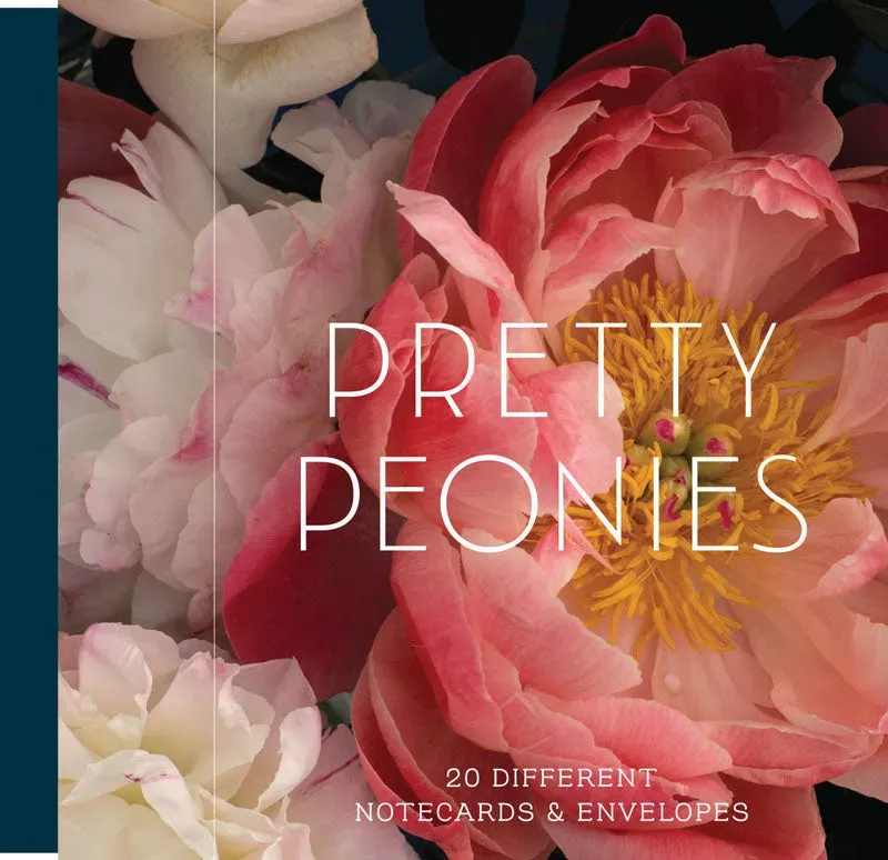Chronicle Pretty Peonies notatkort 20 stk blomster