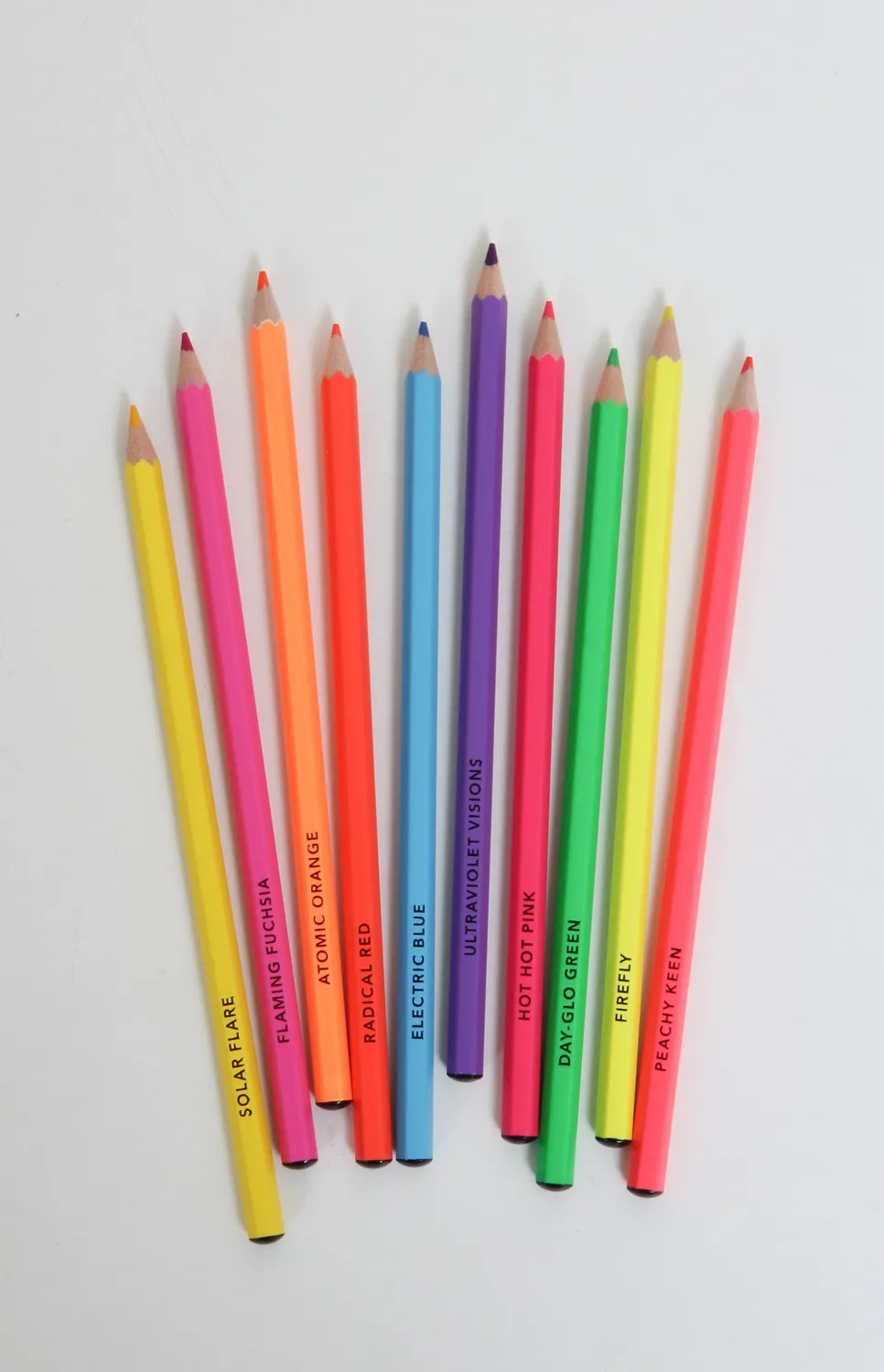 Bright Ideas Neon Colored Pencils fargeblyanter 10 stk neon