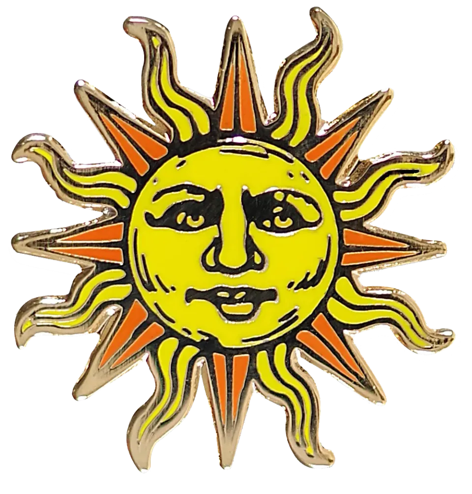 Peter Pauper Press Sun emaljepins hard emalje sol