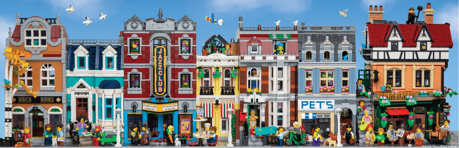 LEGO Main Street puslespill 4x125 brikker gave