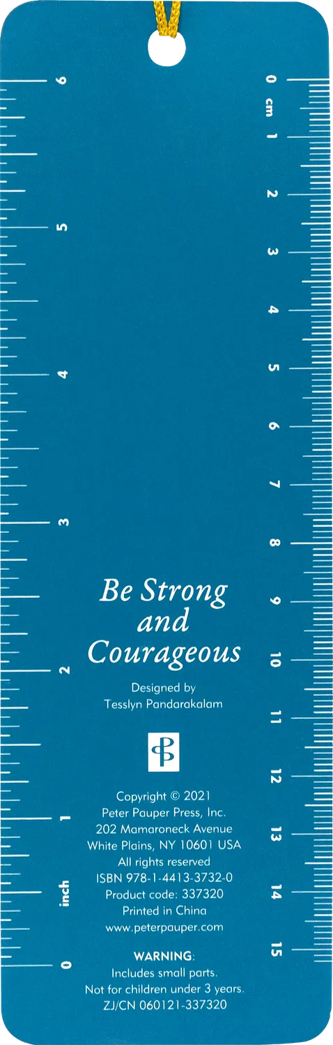 Peter Pauper Press Strong Courageous bokmerke barn løve