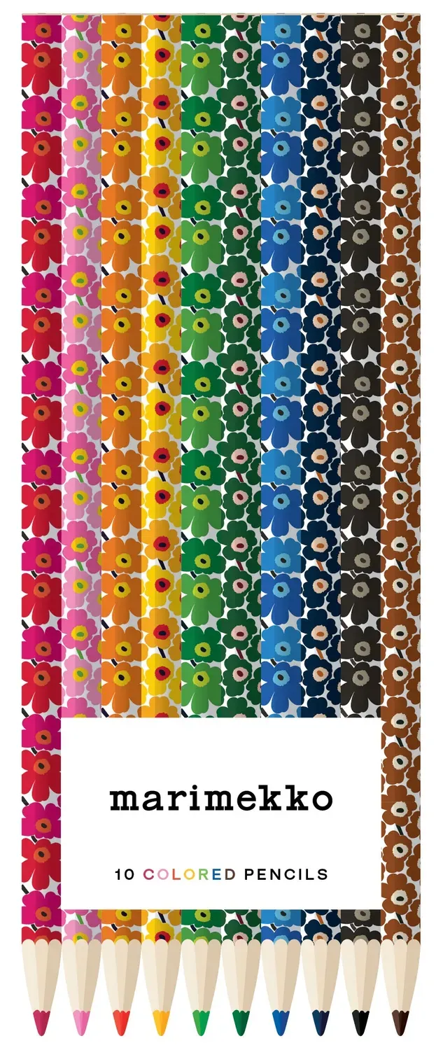 Abrams Marimekko Unikko fargeblyanter 10 stk
