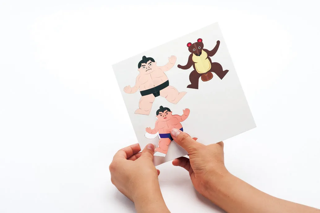 Abrams and Chronicle Paper Sumo spill papirsumo med figurer