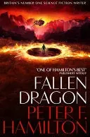 Bokia Fallen Dragon bok pent brukt engelsk sci-fi