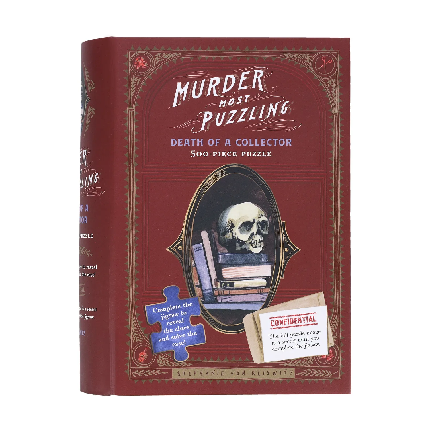 Chronicle Books Murder Most Puzzling Death of a Collector puslespill 500 brikker krim