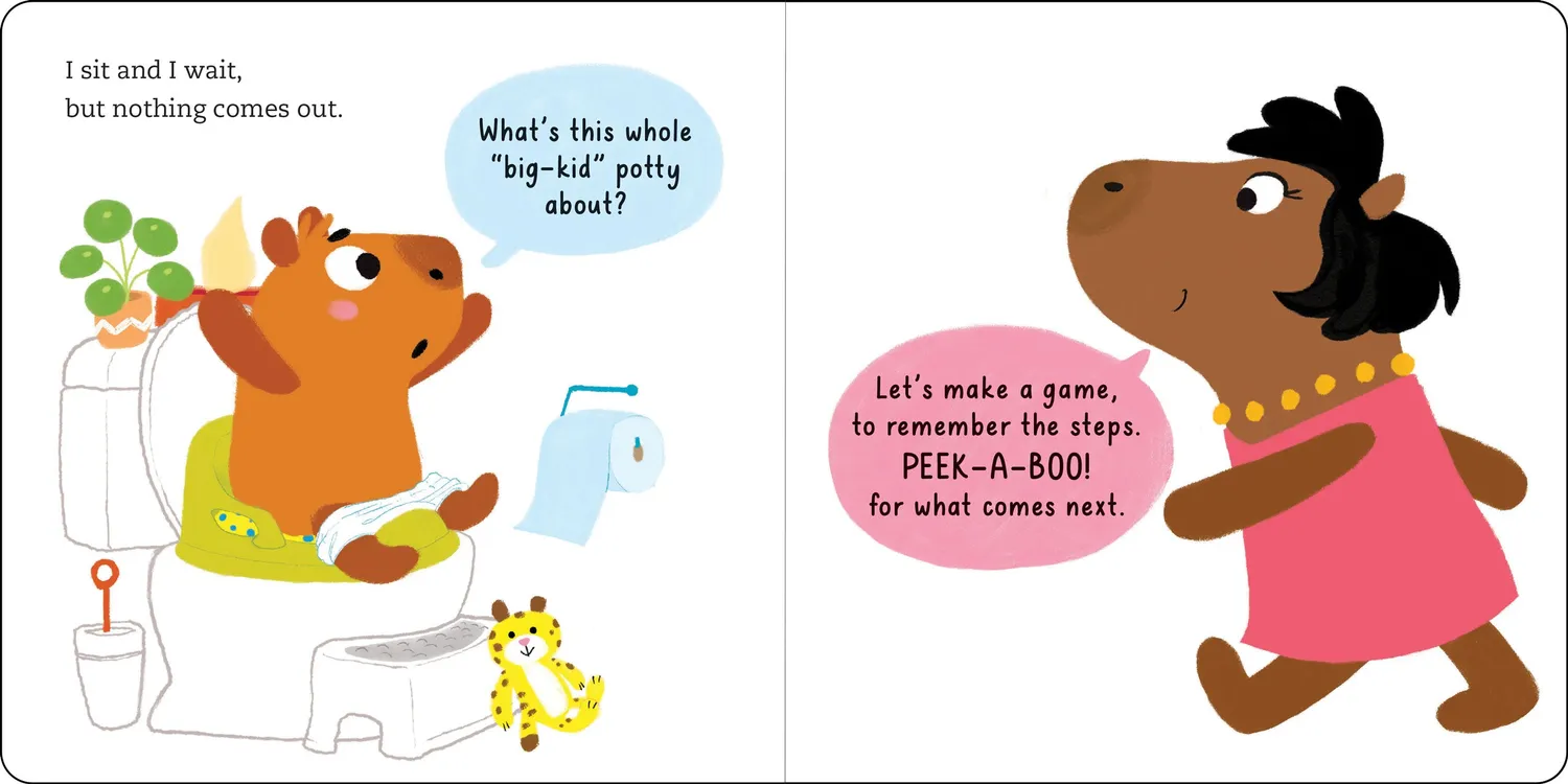 Peter Pauper Press Peek-a-Poo pottetrening kartongbok