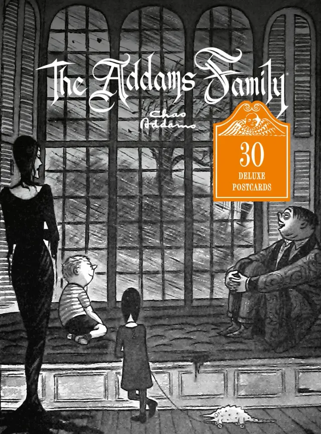 Abrams & Chronicle Books Addams Family postkortbok 30 kort