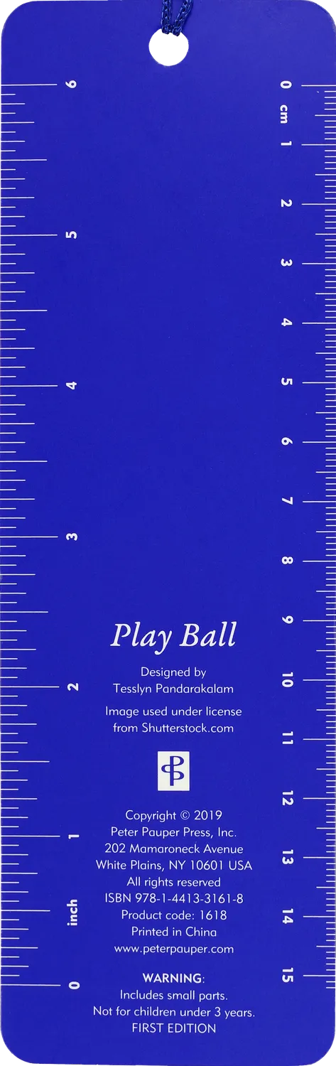 Peter Pauper Press Play Ball bokmerke barn med dusk