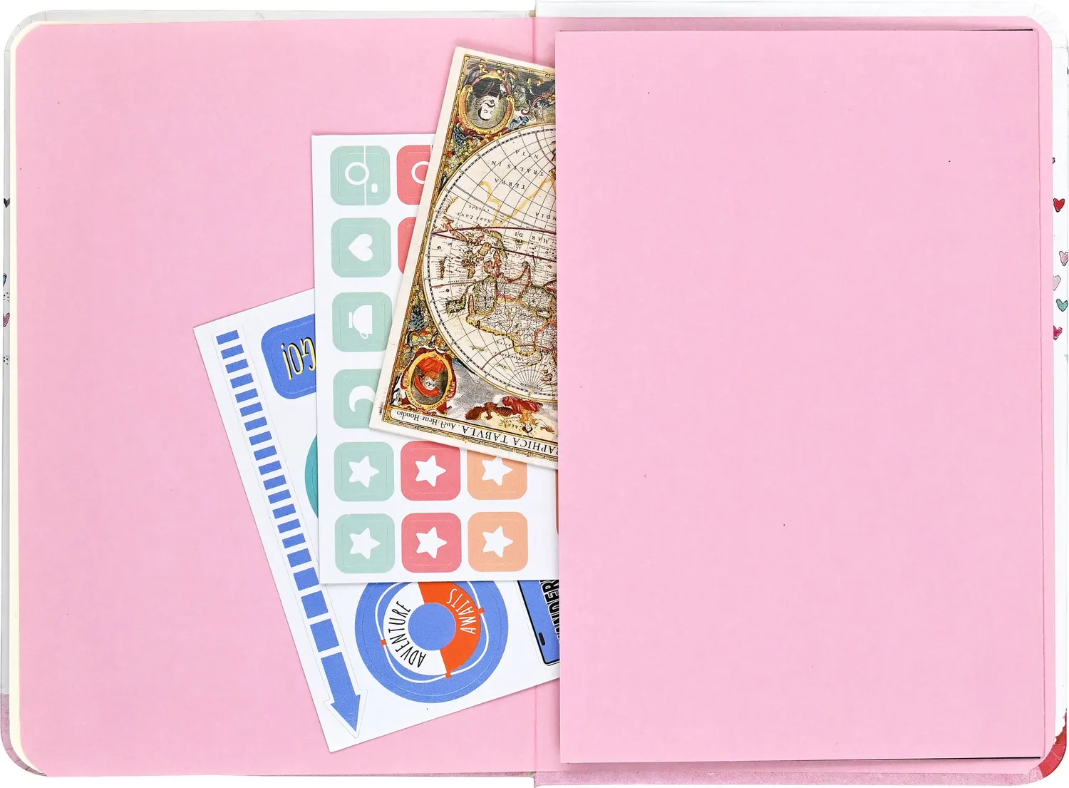 Peter Pauper Press Tree of Hearts dagbok liten linjert