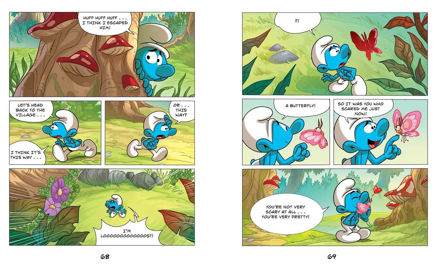 Abrams and Chronicle We Are Smurfs Bright New Days 3 tegneserie