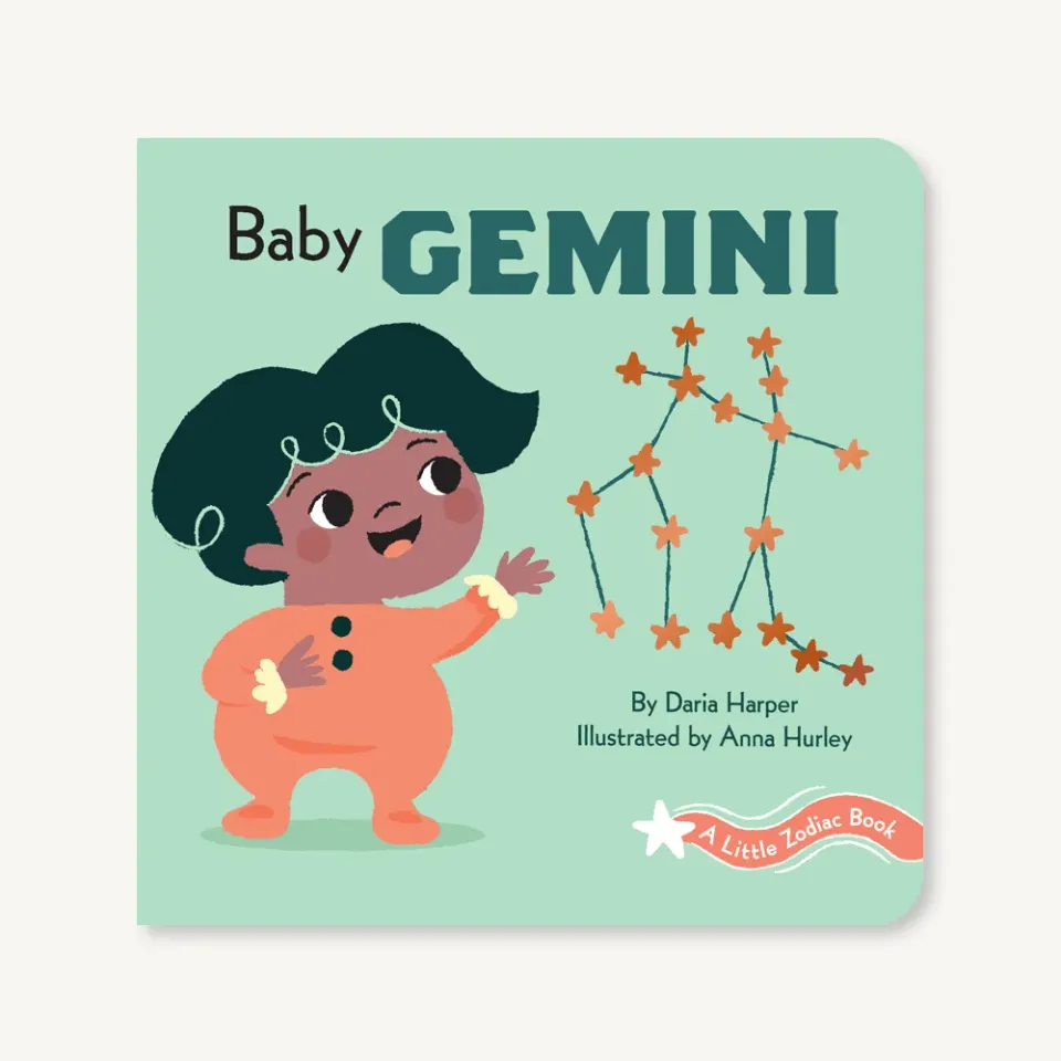 Little Zodiac Baby Gemini pappbok tvilling