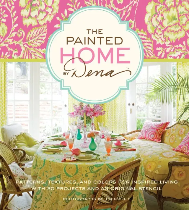 Stewart Tabori Painted Home by Dena innbundet interiørbok DIY