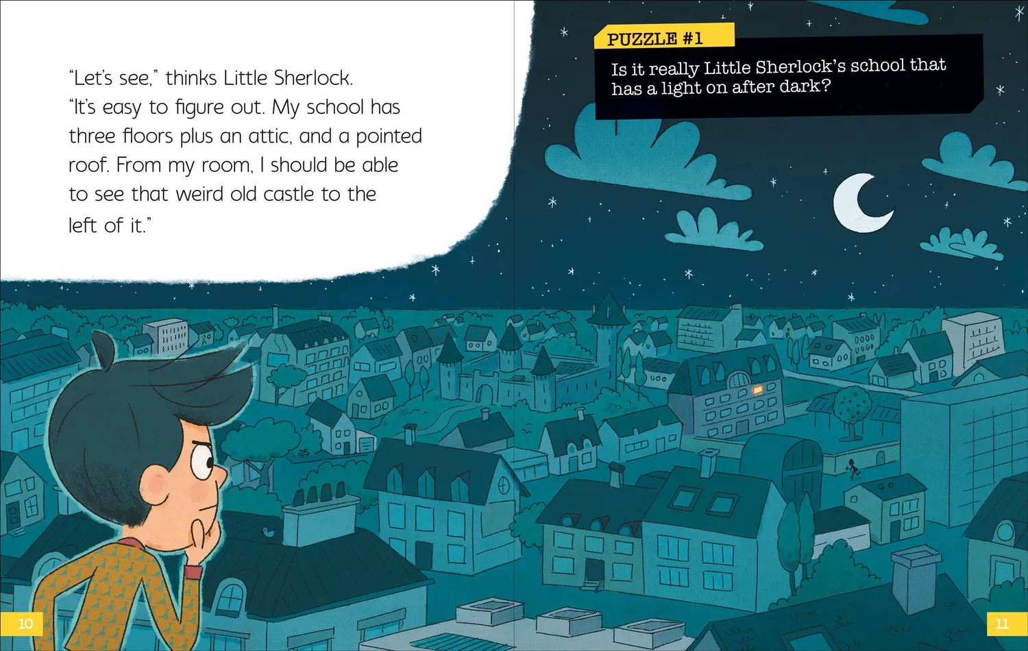 Peter Pauper Press Little Sherlock Mysterious Goldfish barnebok