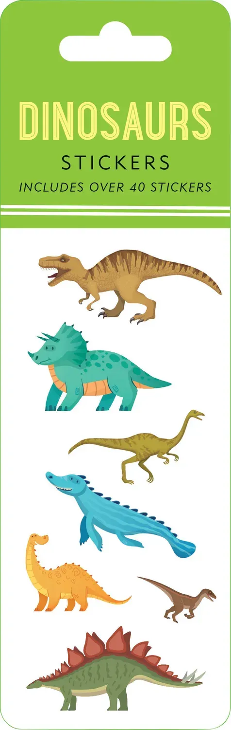Peter Pauper Press Dinosaurs klistremerkesett 40 stk