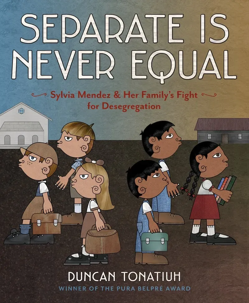 Abrams Separate Is Never Equal bildebok innbundet Sylvia Mendez