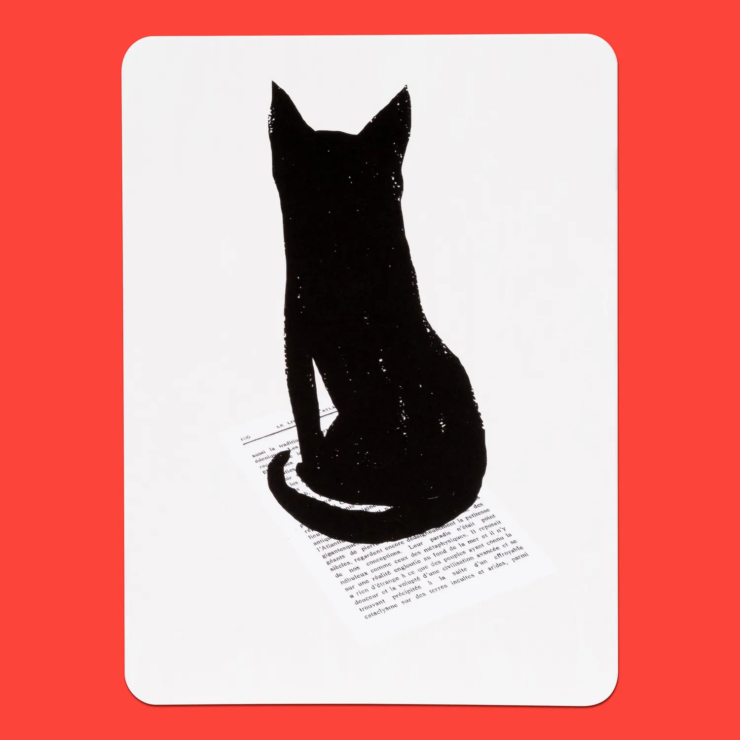 Le Chat Noir 20 korrespondansekort med konvolutter katt