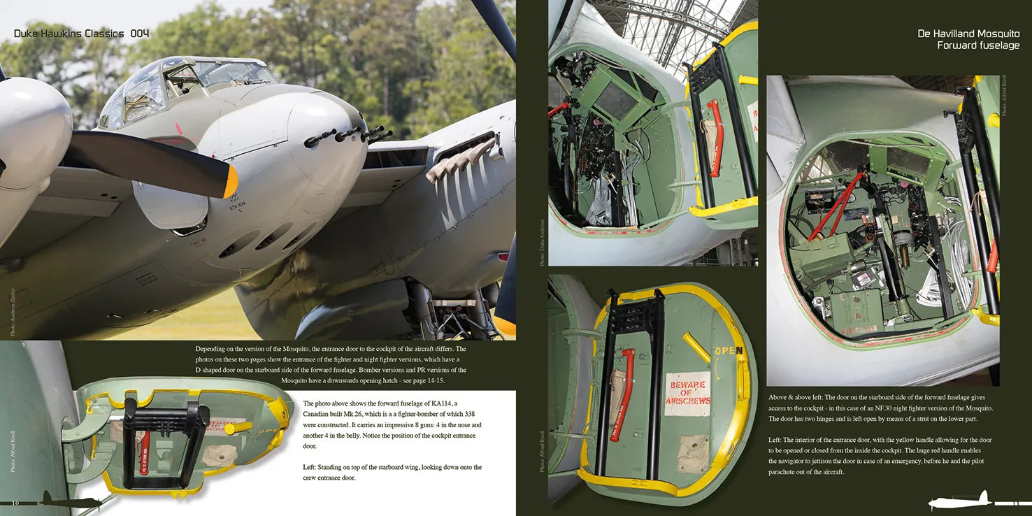 Duke Hawkins De Havilland Mosquito bok classic