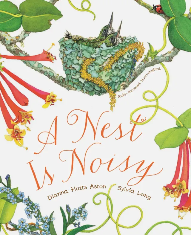 Chronicle Books Nest Is Noisy barnebok pocket om reir